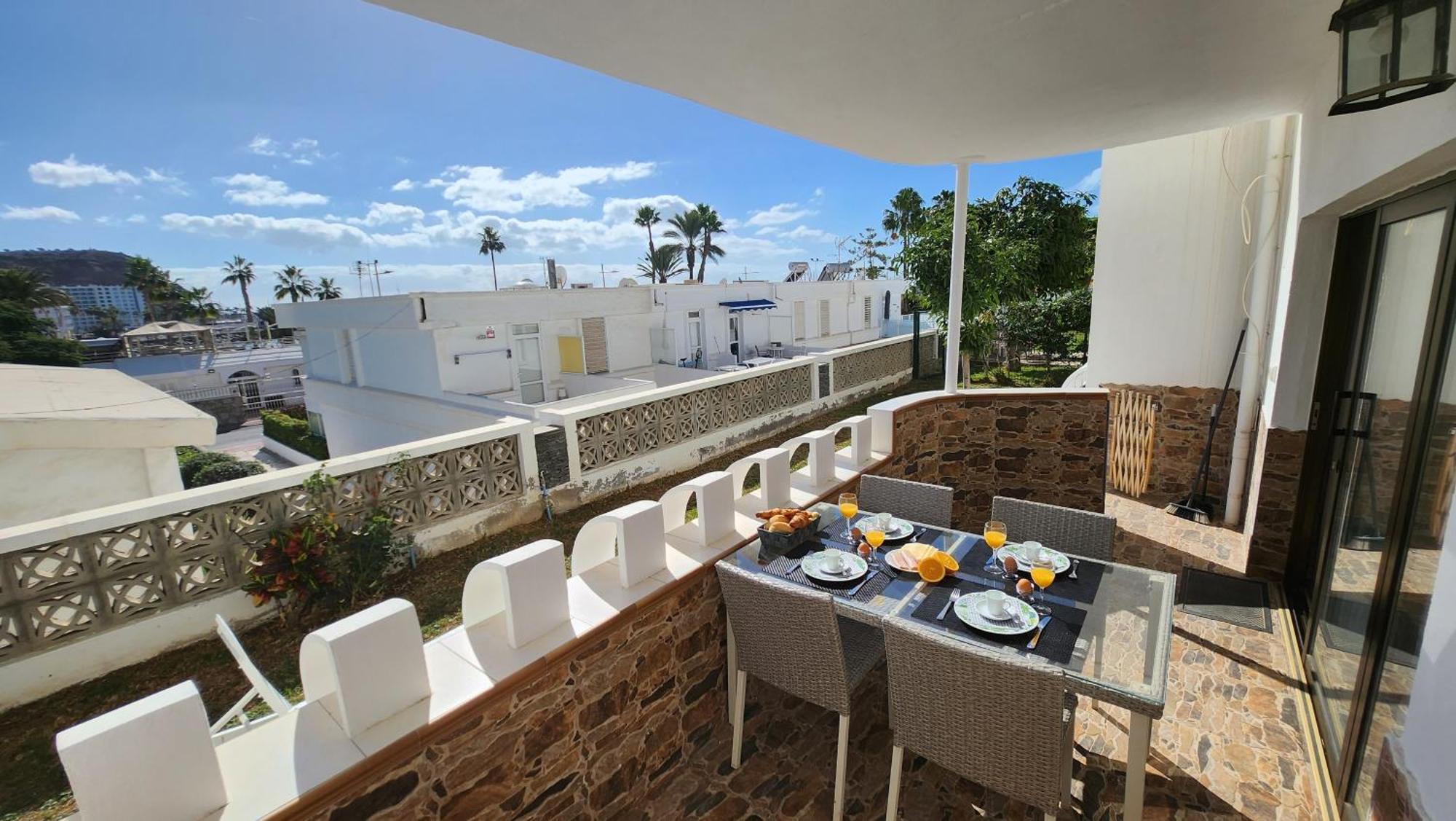 Modern Ground Floor Apartment , A Few Steps From The Beach Mogán Eksteriør bilde